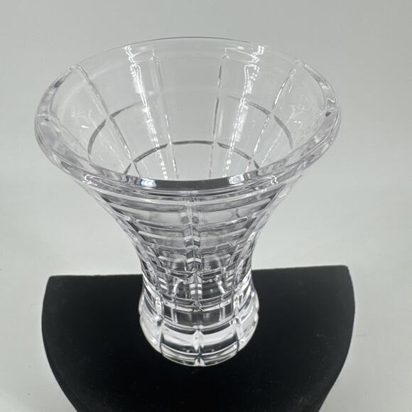 Vase Mikasa Lead Crystal PRISM Posy 4" Tall Flower Elegant - Picture 2 of 10